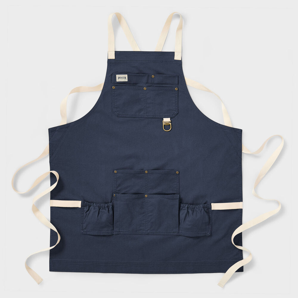 BBQ Grilling Apron NVY ONESIZE Main Image