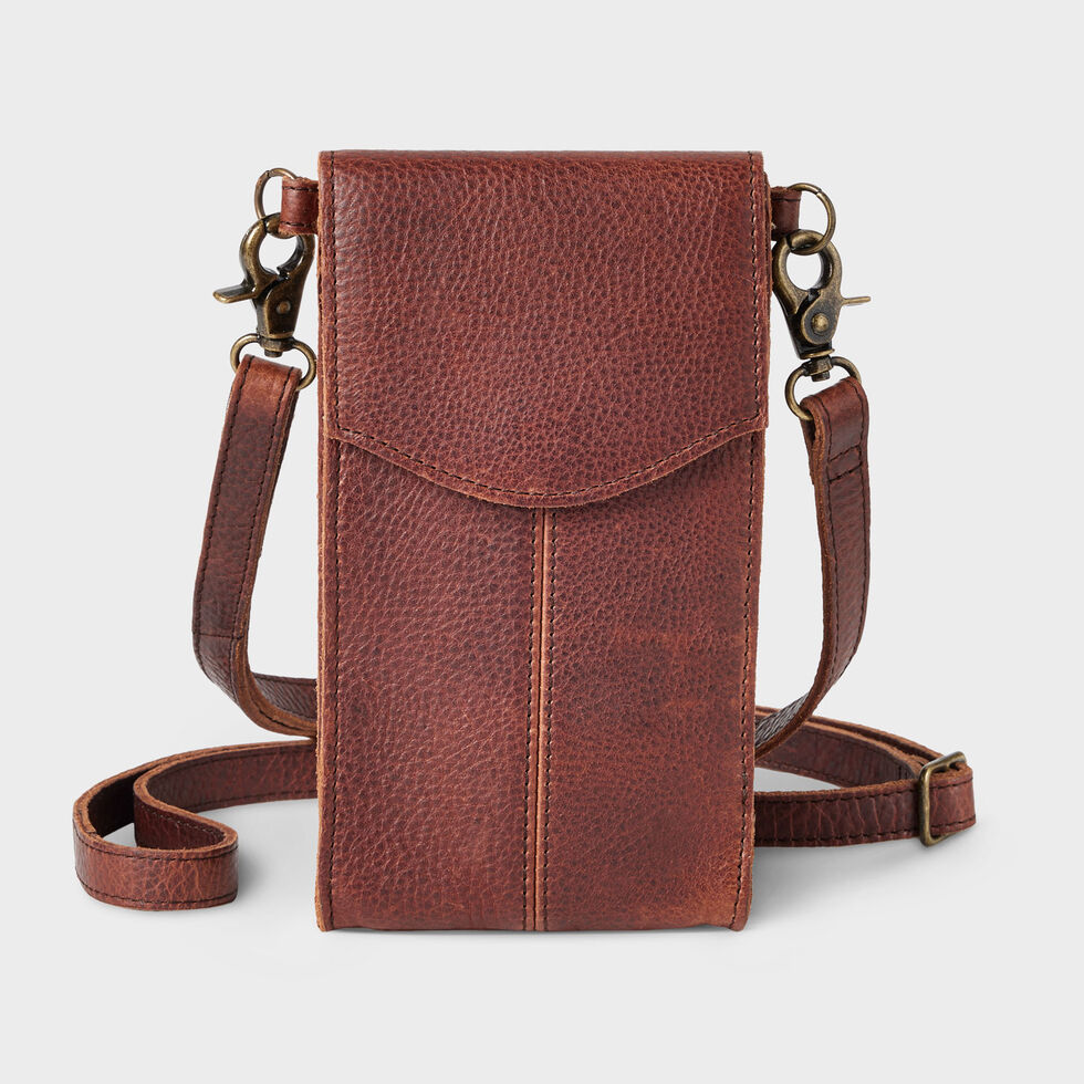 Lifetime Leather Crossbody Phone Case Duluth Trading Company