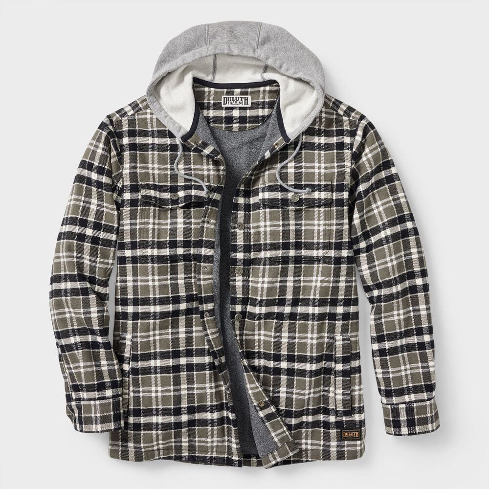 Men's Flapjack Relaxed Fit Hooded Shirt Jac Main Image