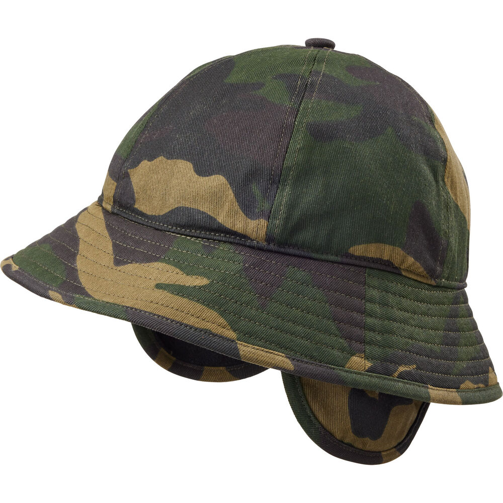 Warden's Waxed Earflap Bucket Hat CAM 2XL Main Image