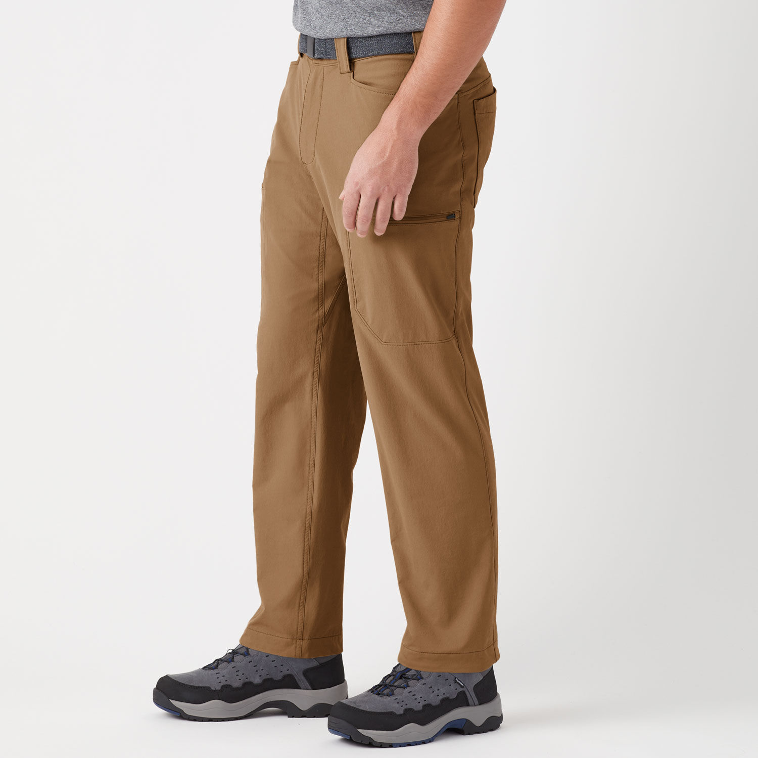 Men's Active Lite Golf Trousers- Foggy Grey (Flexi-Waist) - styzen.in