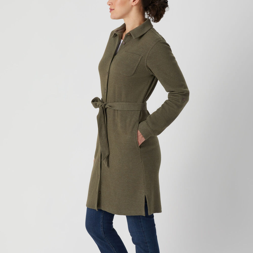 Women's Burly Thermal Shirt Dress Main Image