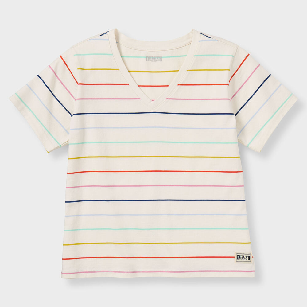 Women's Duluth Heritage Washed V-Neck Tee Main Image