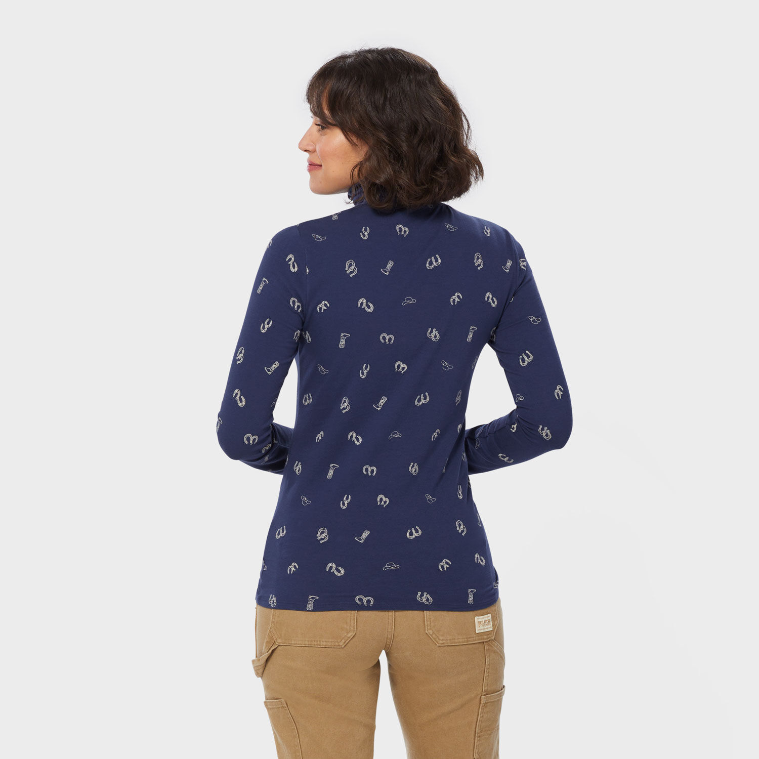 Women's No-Yank Long Sleeve Turtleneck T-Shirt | Duluth Trading