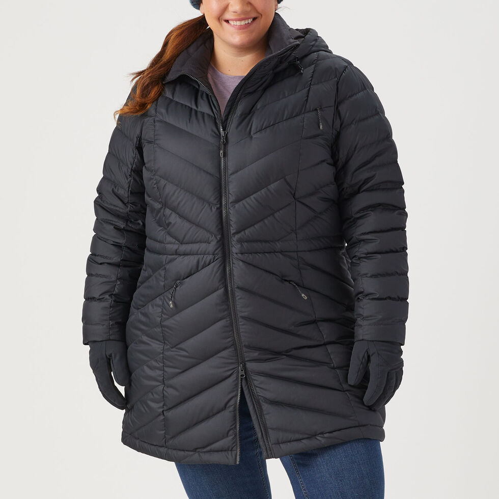 Women's Plus Cold Reliable Down Coat Duluth Trading Company