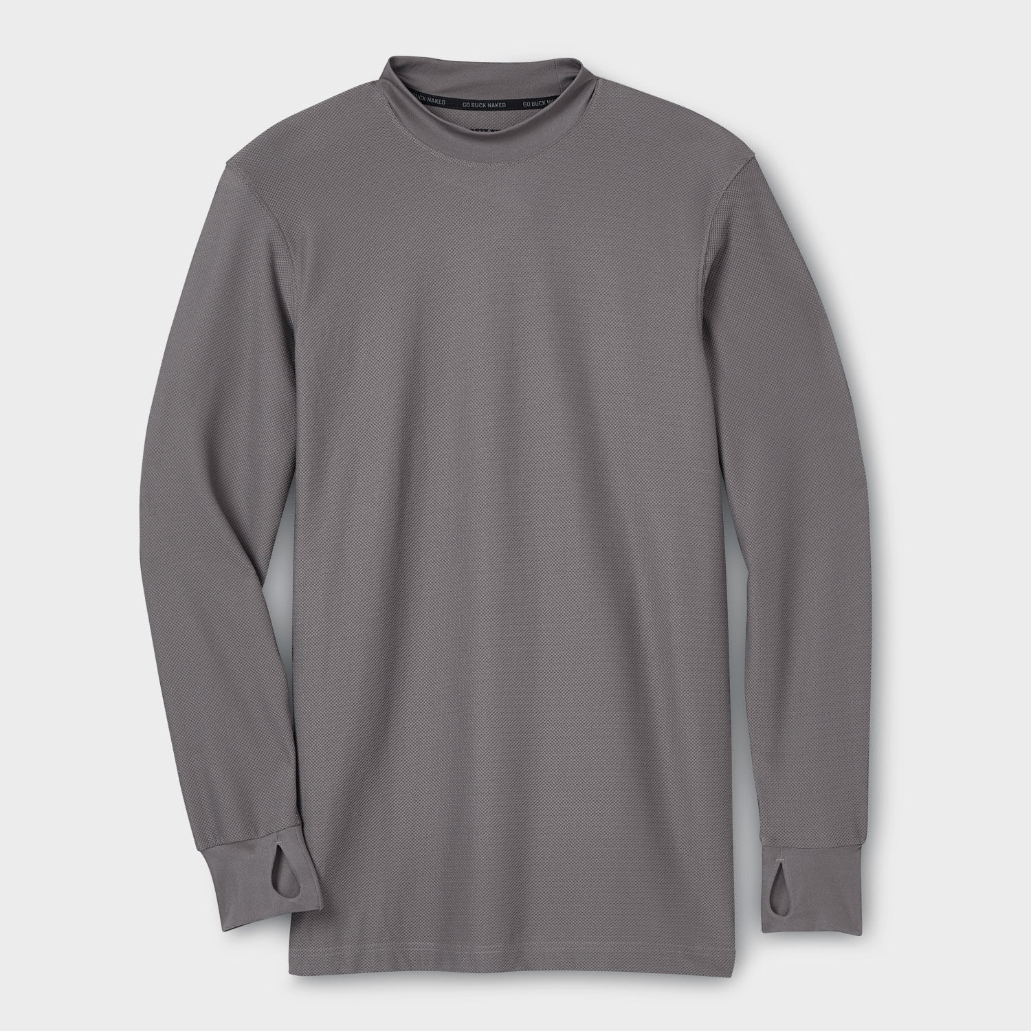 Men's Buck Naked Performance Base Layer Mock Neck Shirt | Duluth