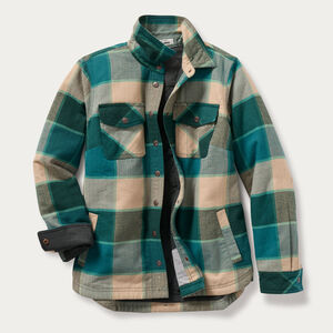 Women's Plus Folklore Flannel Insulated Shirt Jac