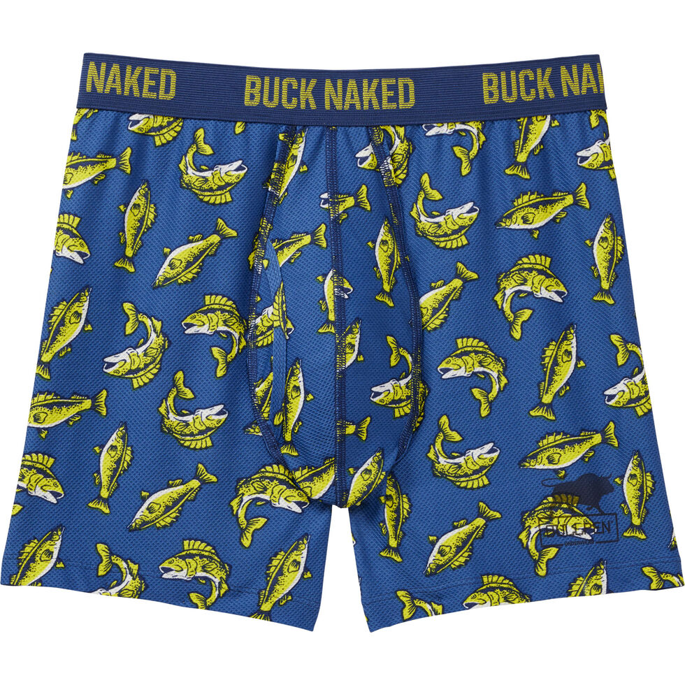 NEW Duluth Buck Naked Dark Green Design Boxer Brief Mens L (36-38)