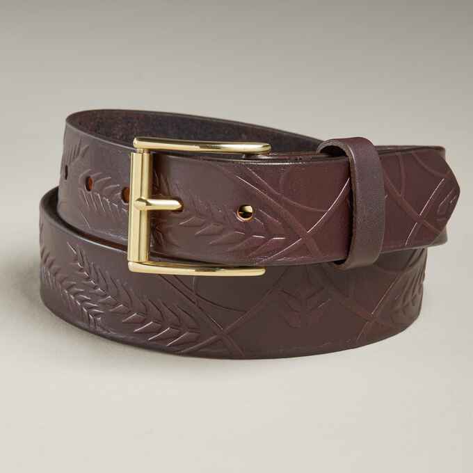 Men's Tooled Amber Waves of Grain Belt Duluth Trading Company