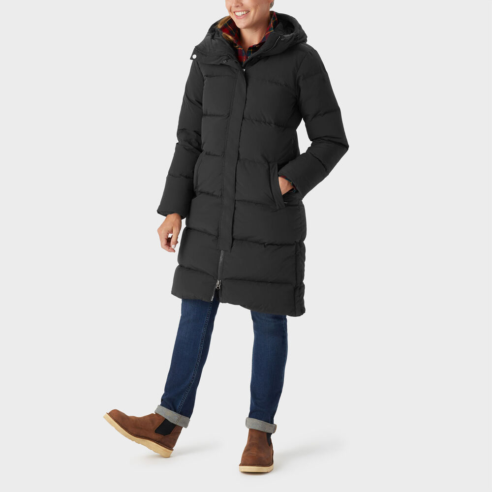 Women's Ruffer Puffer Arctic Down Long Coat | Duluth Trading Company
