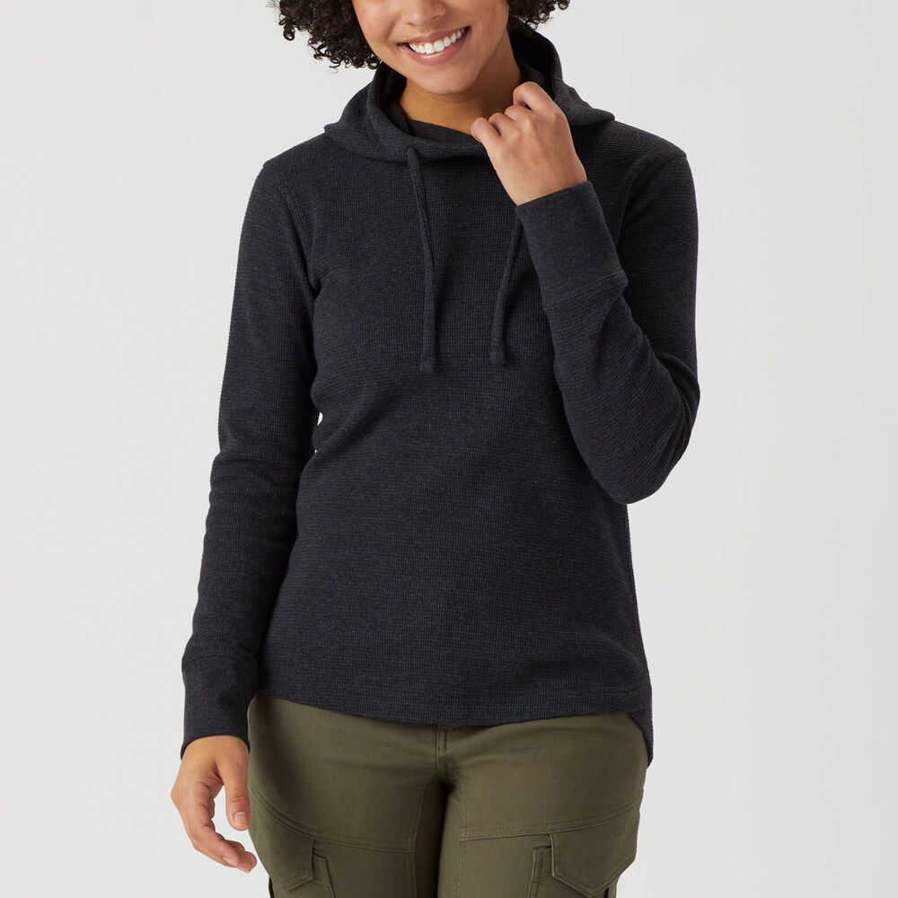 Women's Burly Thermal Long Sleeve Hoodie Main Image