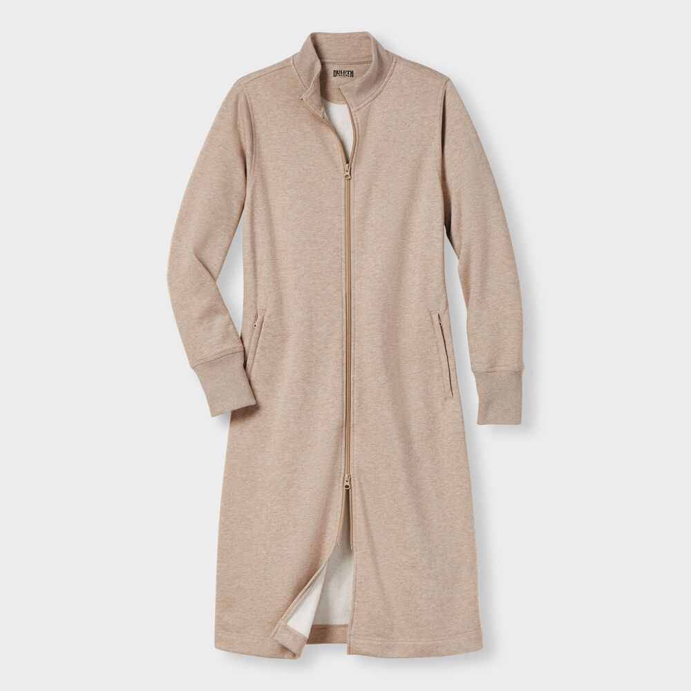 Women's Plus Souped-Up Fleece Zip Up Robe Main Image