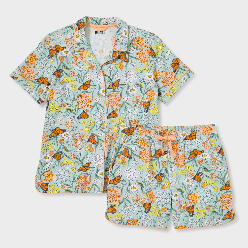 Women's Cotton Knit Printmaker Pajama Set Main Image