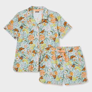 Women's Cotton Knit Printmaker Pajama Set