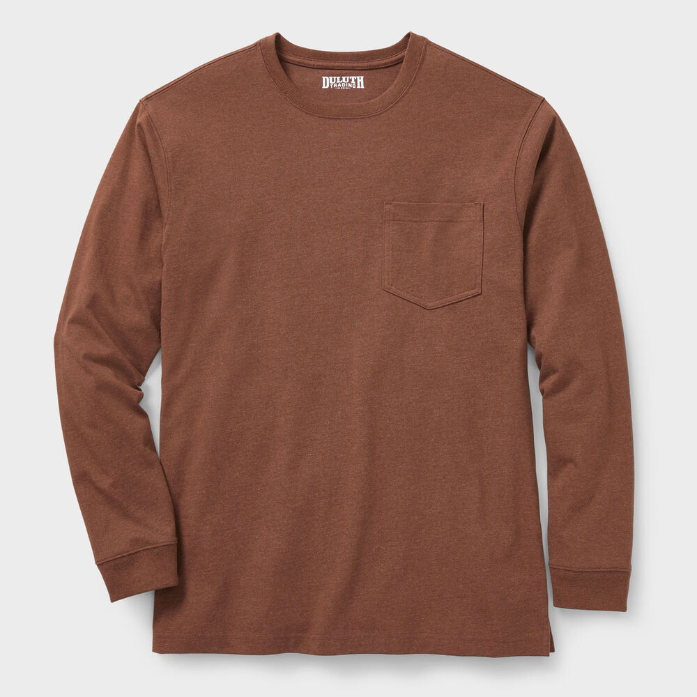 Men's Longtail T Standard Fit Long Sleeve Pocket Crew Main Image