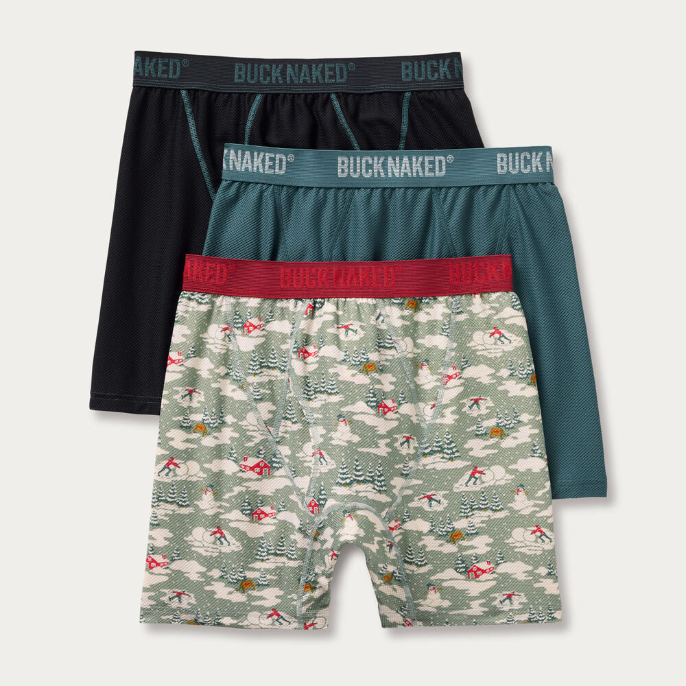 Men's Buck Naked Boxer Briefs 3-Pack Main Image