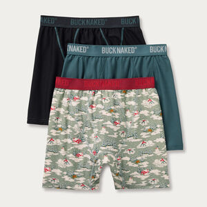 Men's Buck Naked Boxer Briefs 3-Pack