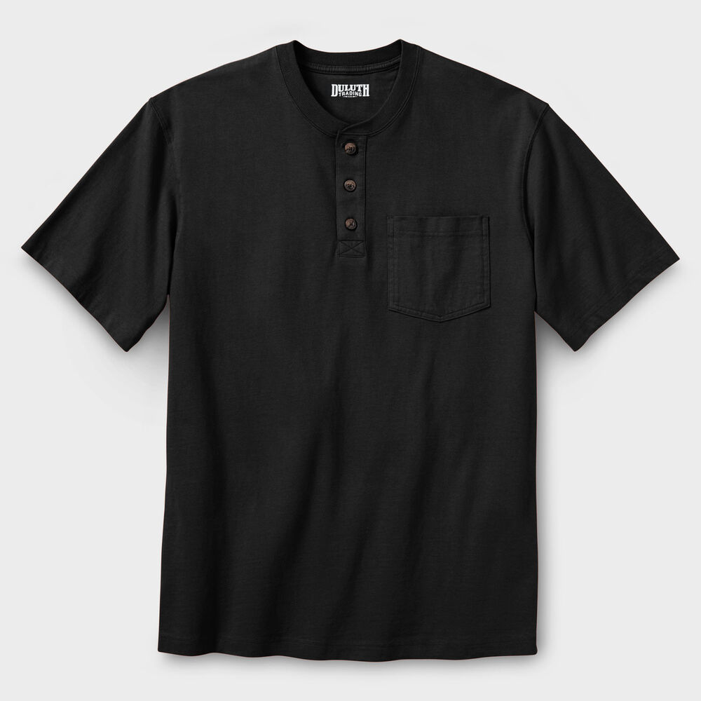 Men's Longtail T Relaxed Fit Short Sleeve Pocket Henley Main Image