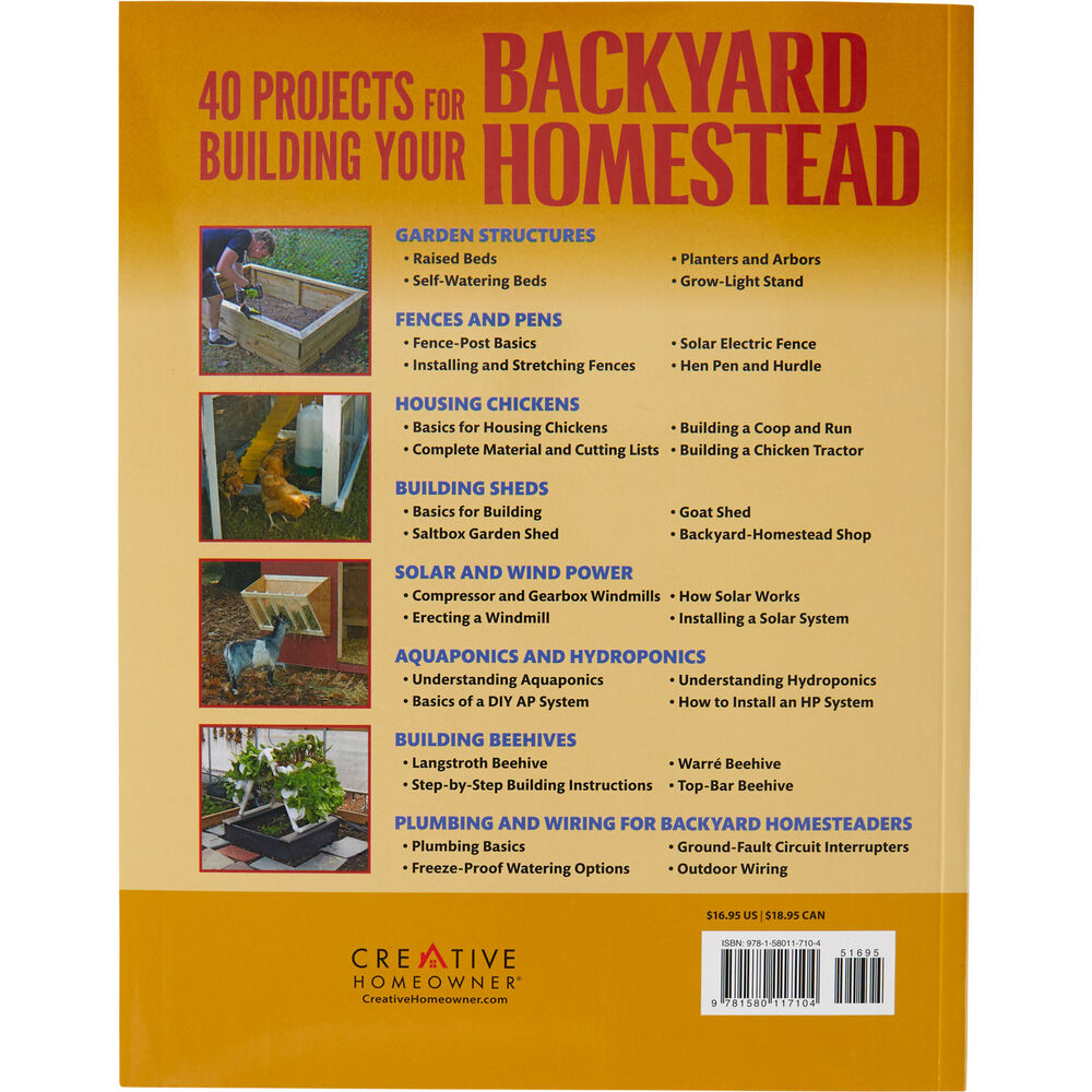 40 Projects for Building Your Backyard Homestead Main Image