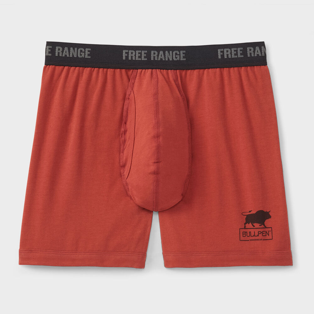 Men's Free Range Cotton Bullpen Boxer Briefs Main Image