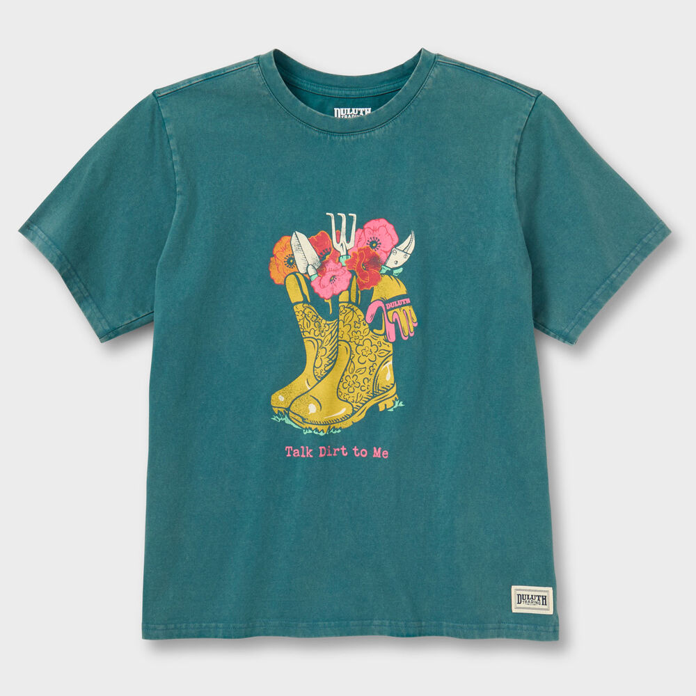 Women's Duluth Heritage Washed Crewneck Tee Main Image