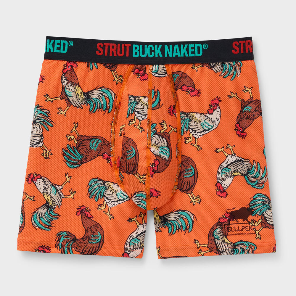 Men's Buck Naked Pattern Bullpen Boxer Briefs Main Image