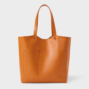 Fine Time Leather Tote