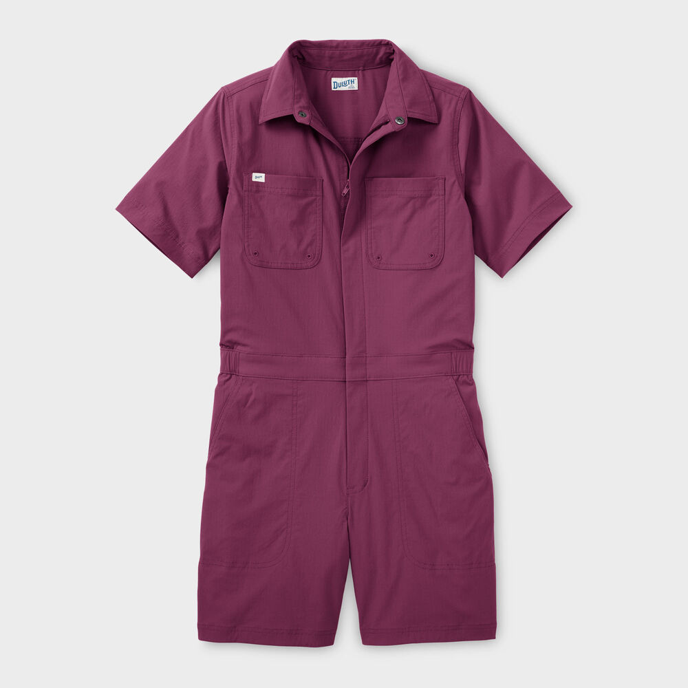 Women's Heirloom Gardening 7'' Short Coveralls RYW LRG Main Image