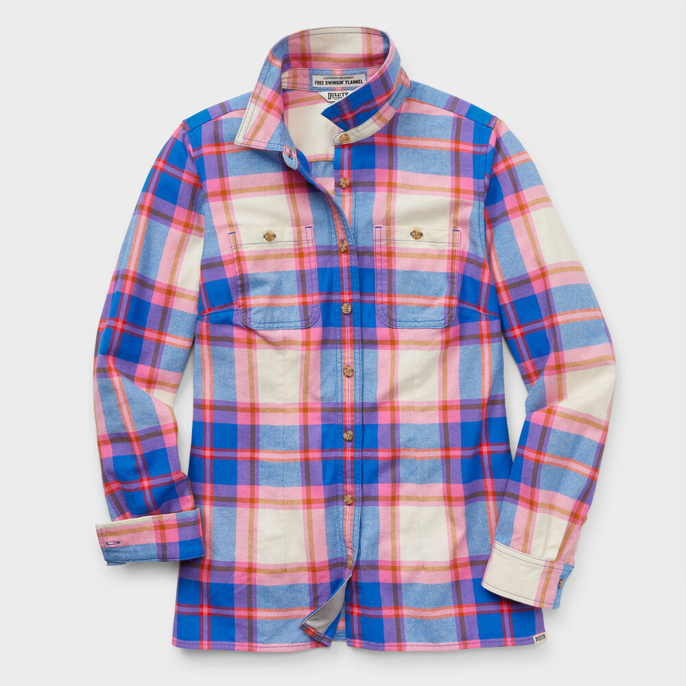 Women's Plus Free Swingin' Flannel Shirt Main Image