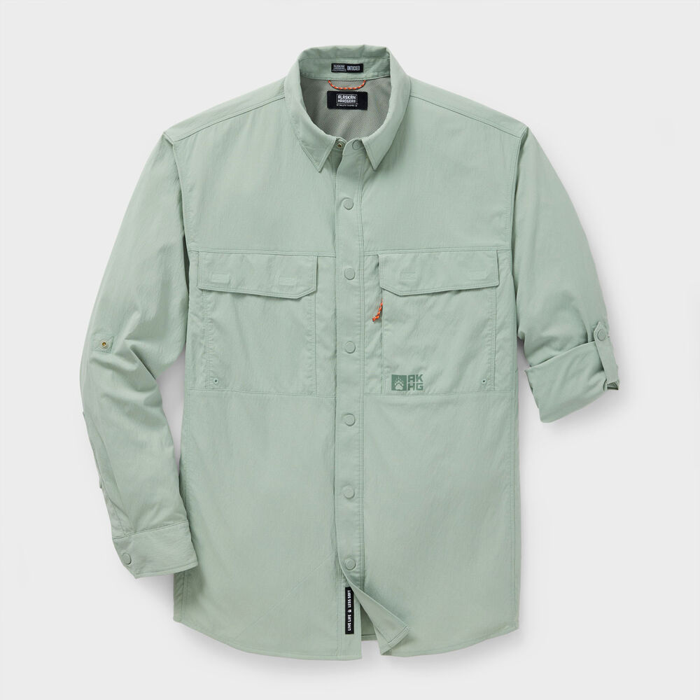 Men's AKHG Sol Survivor Snap-Front Long Sleeve Shirt Main Image