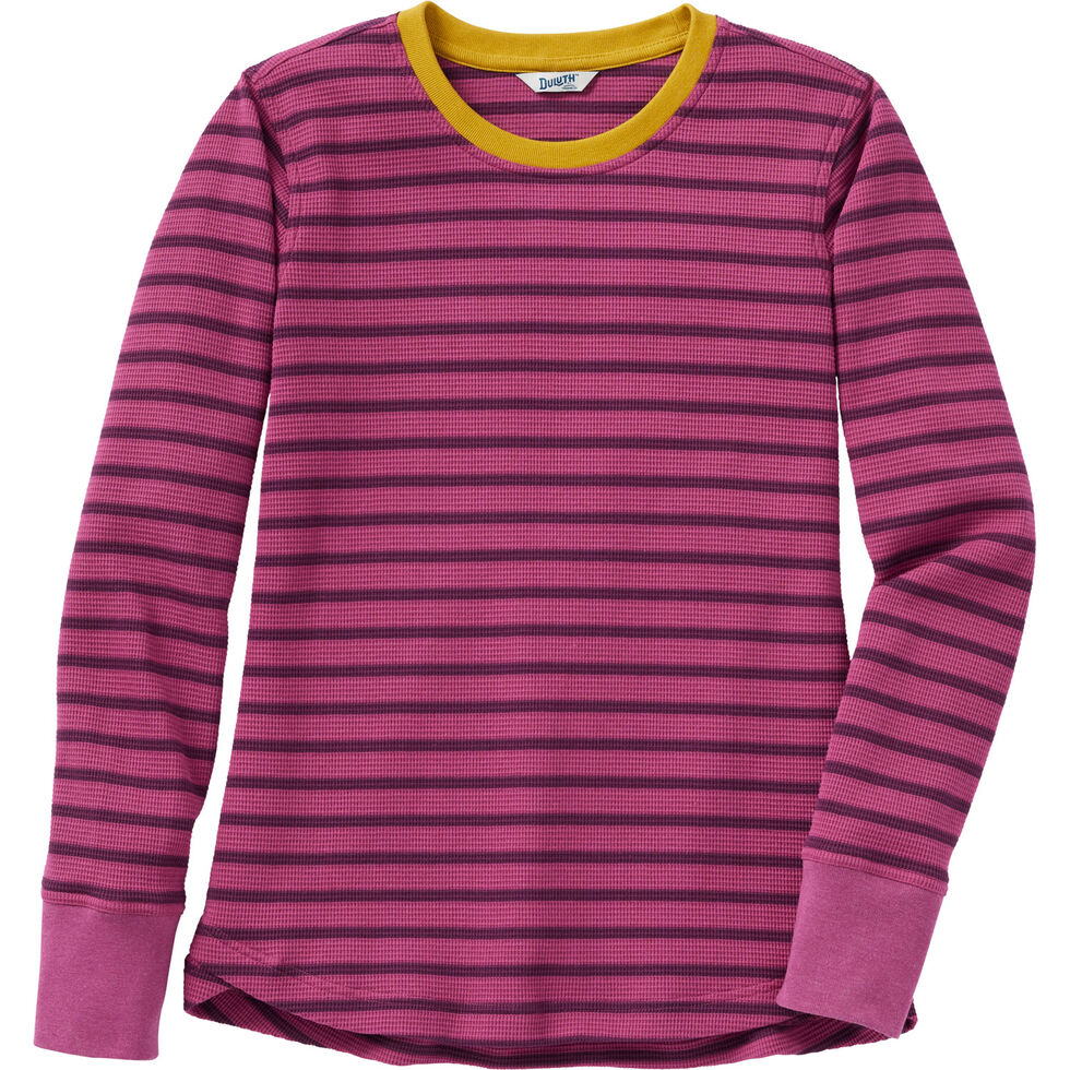 Striped Thermal Long Top