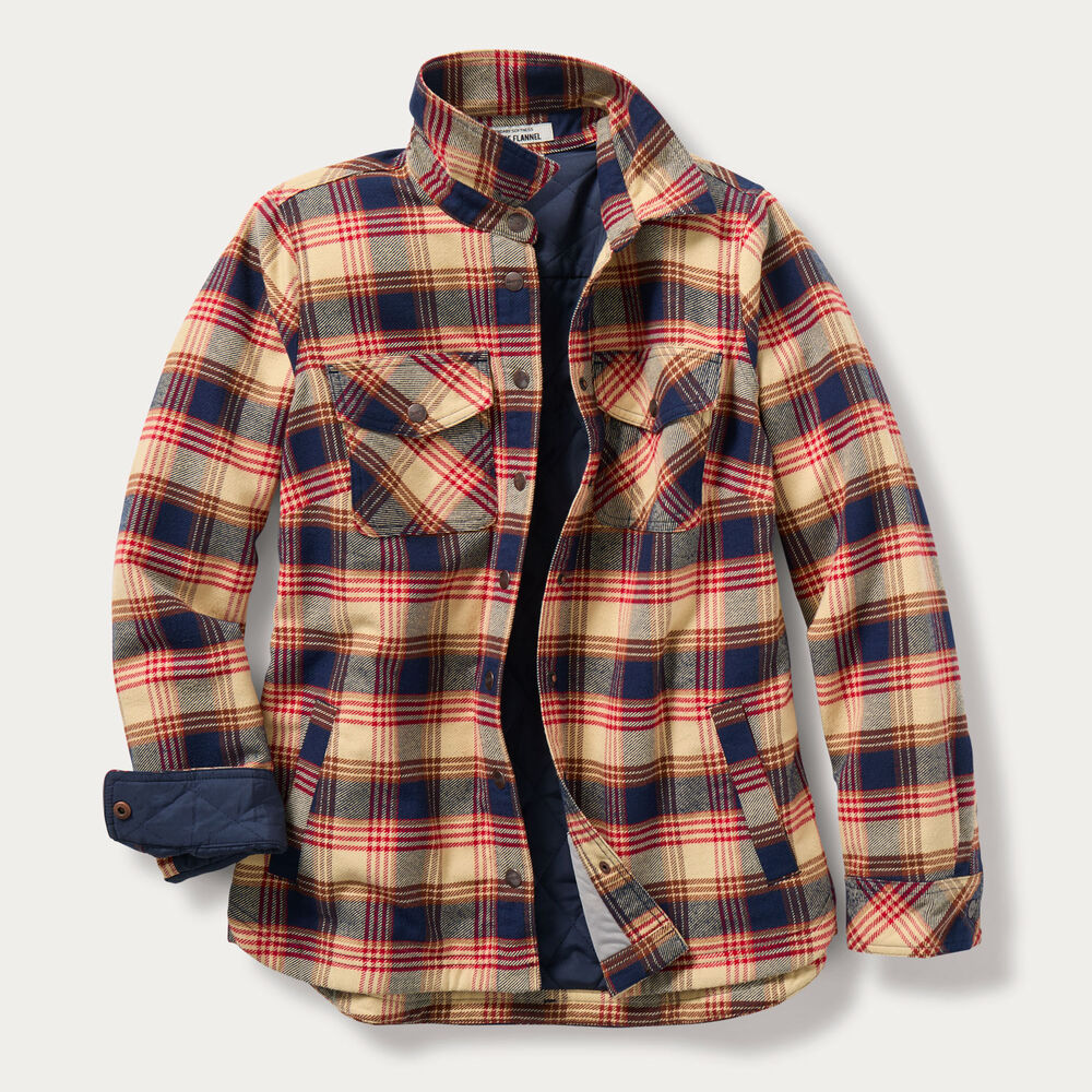 Women's Folklore Flannel Insulated Shirt Jac Main Image