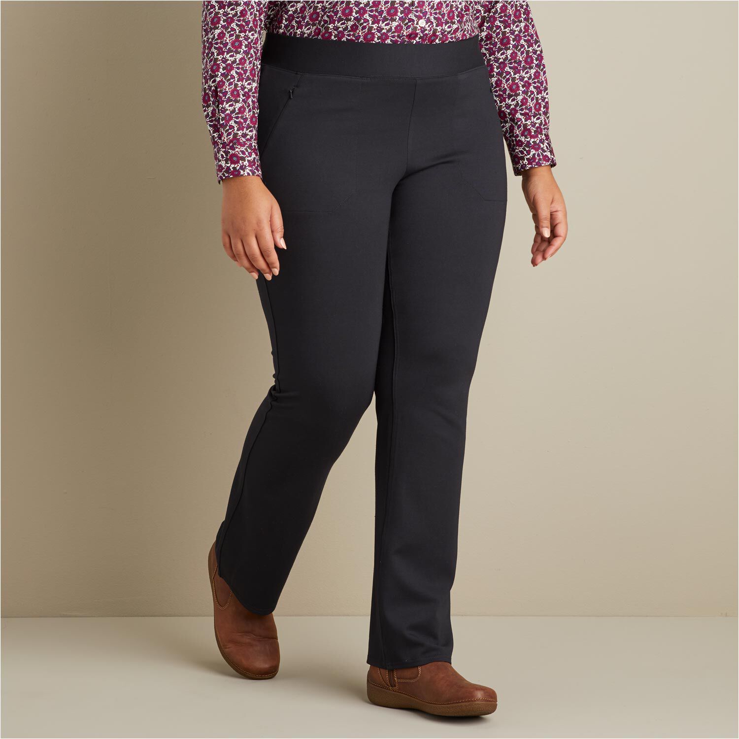 Style & Co Women's High-rise Ponte-knit Pants, Created For Macy's In  Charcoal Grey | ModeSens