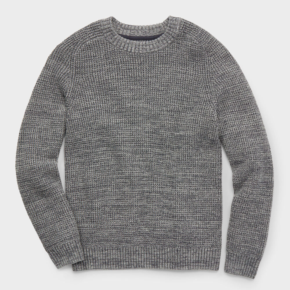 Men's Burly Retirement Crew Waffle Sweater Main Image