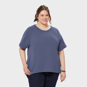 Women's Plus Canal Park Terry Short Sleeve Crewneck
