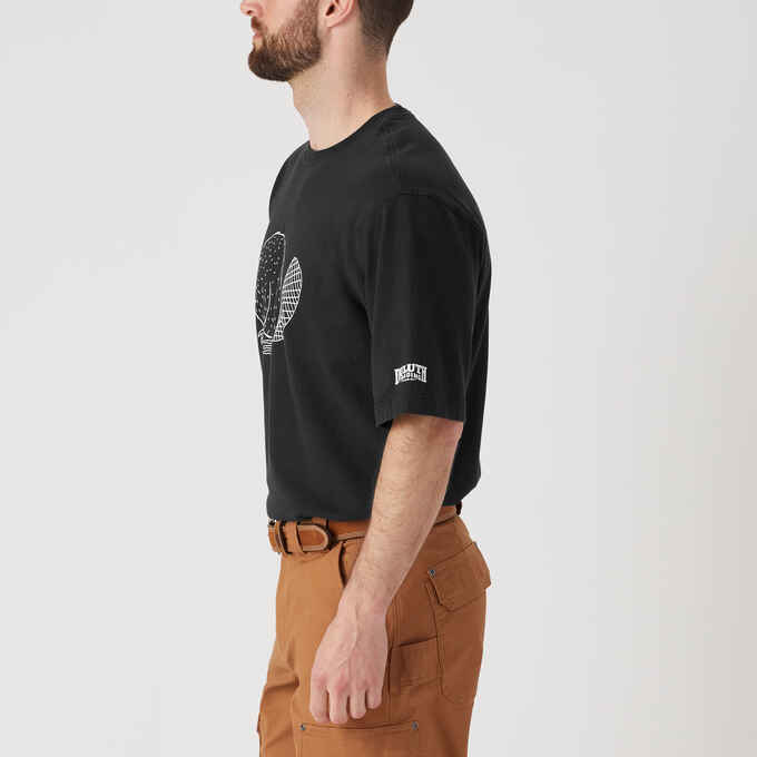 Men's Longtail T Relaxed Fit Short Sleeve Logo T-Shirt