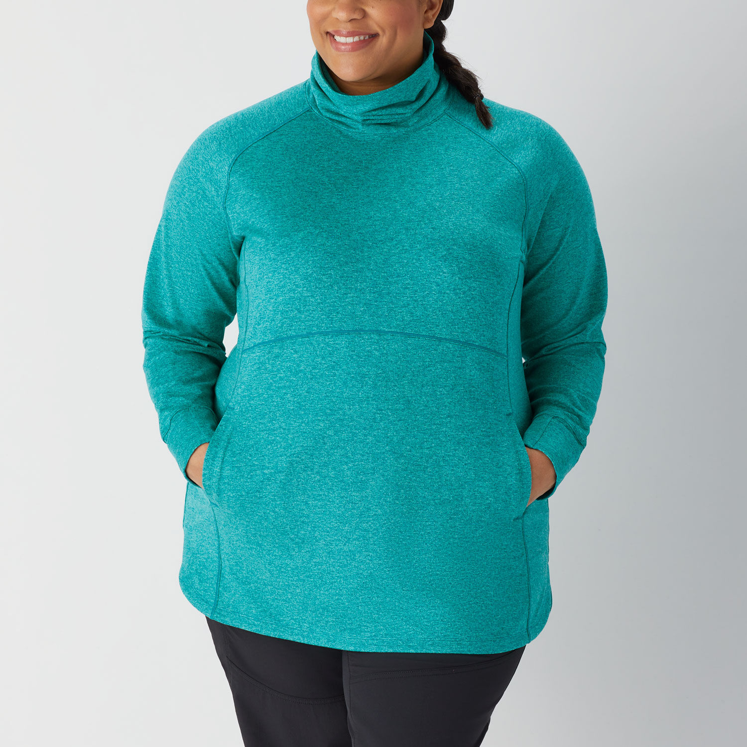 Women's Plus Plushcious Funnelneck Tunic | Duluth Trading Company