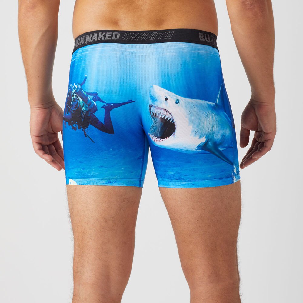 Men's Buck Naked Smooth Boxer Briefs Main Image