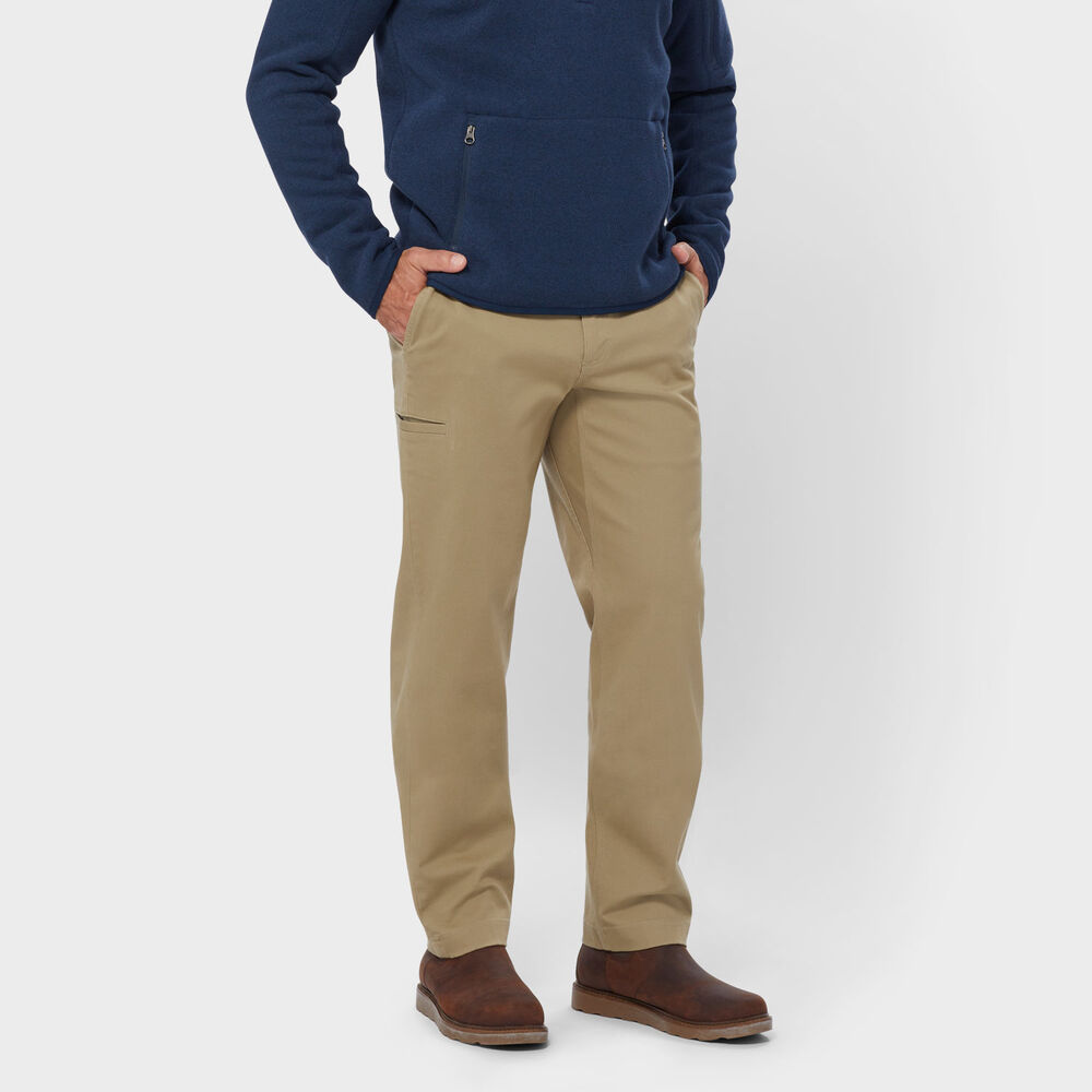 Men's DuluthFlex Ballroom Khaki Standard Fit Pants Main Image