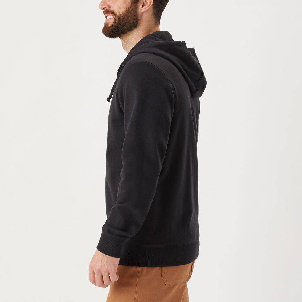 Men's Midweight Relaxed Fit Full Zip Hoodie Sweatshirt Main Image