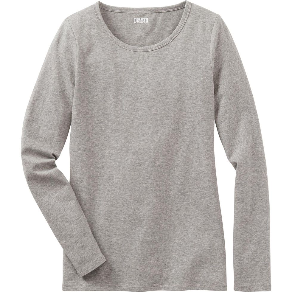 Women\'s No-Yank Long Sleeve Scoopneck Trading Duluth T-Shirt | Company