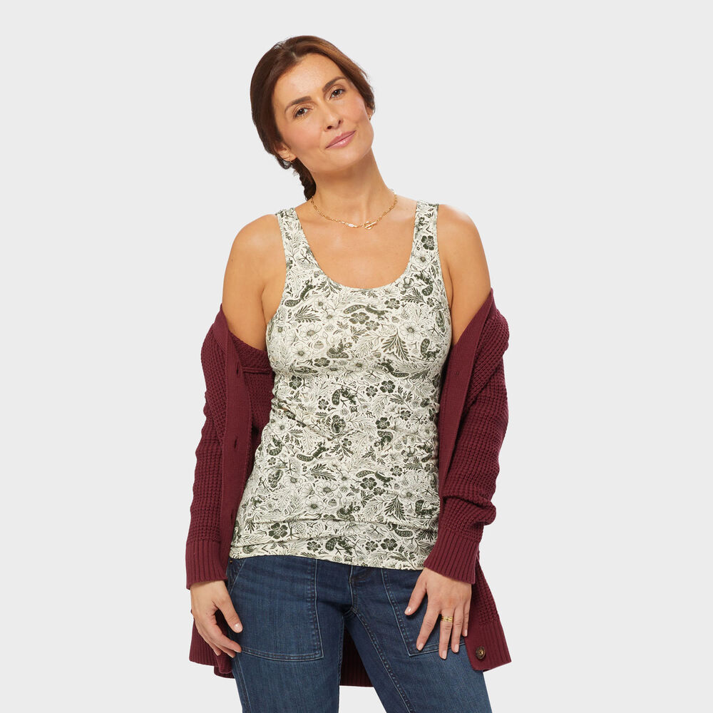 Women's No-Yank Shelf Bra Tank Main Image