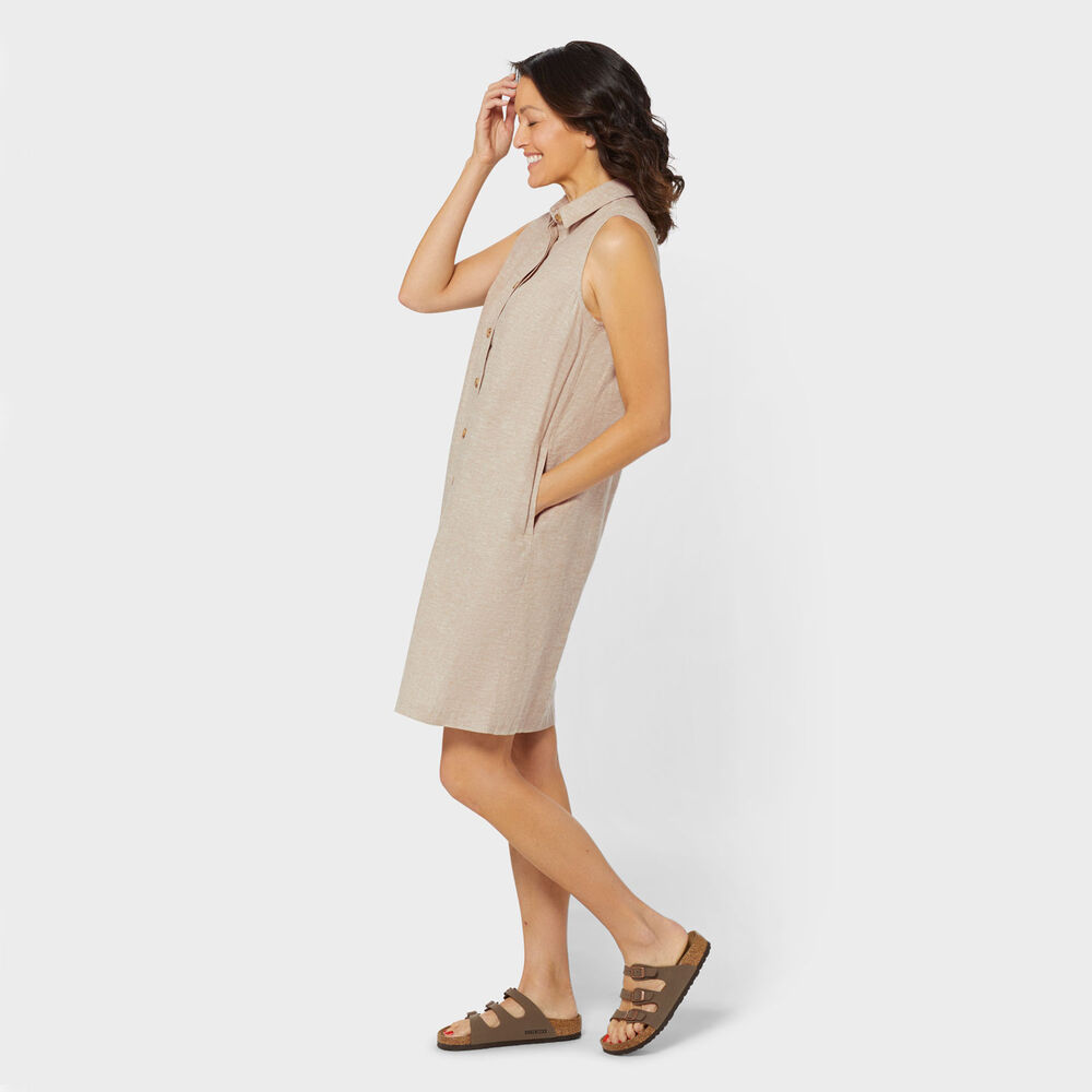 Women's Overeasy Lightweight Hemp Shirtdress Main Image