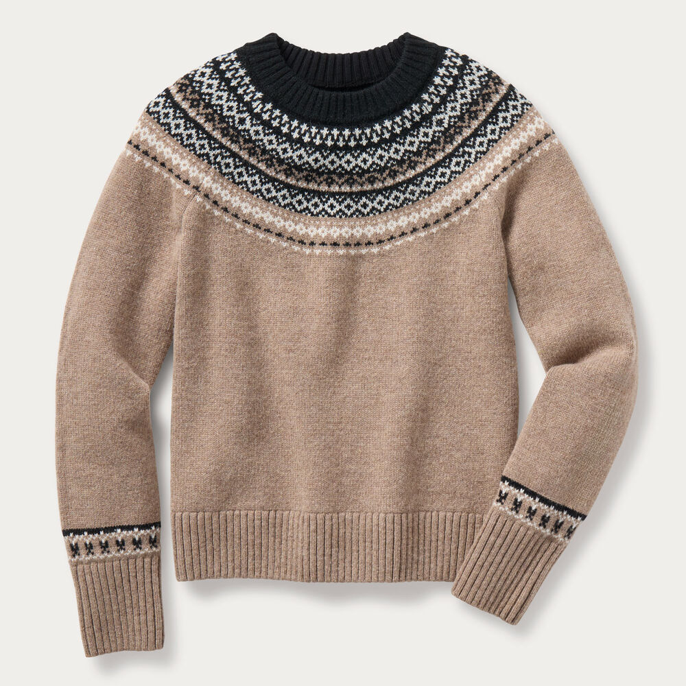 Women's Woolpaca Raglan Fair Isle Sweater Main Image
