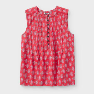 Women's Artisan Hemp Pin-Tuck Tank