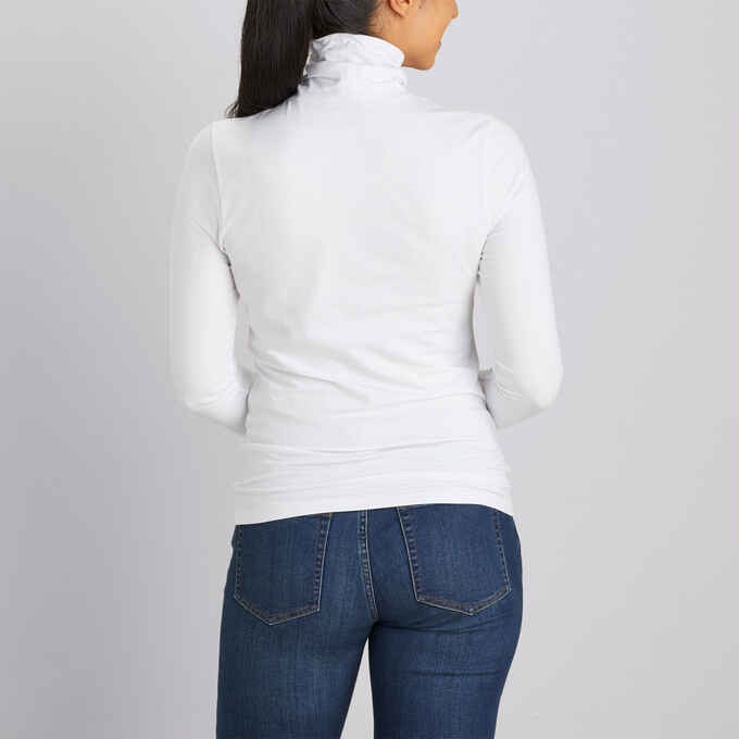 Women's No-Yank Long Sleeve Turtleneck T-Shirt