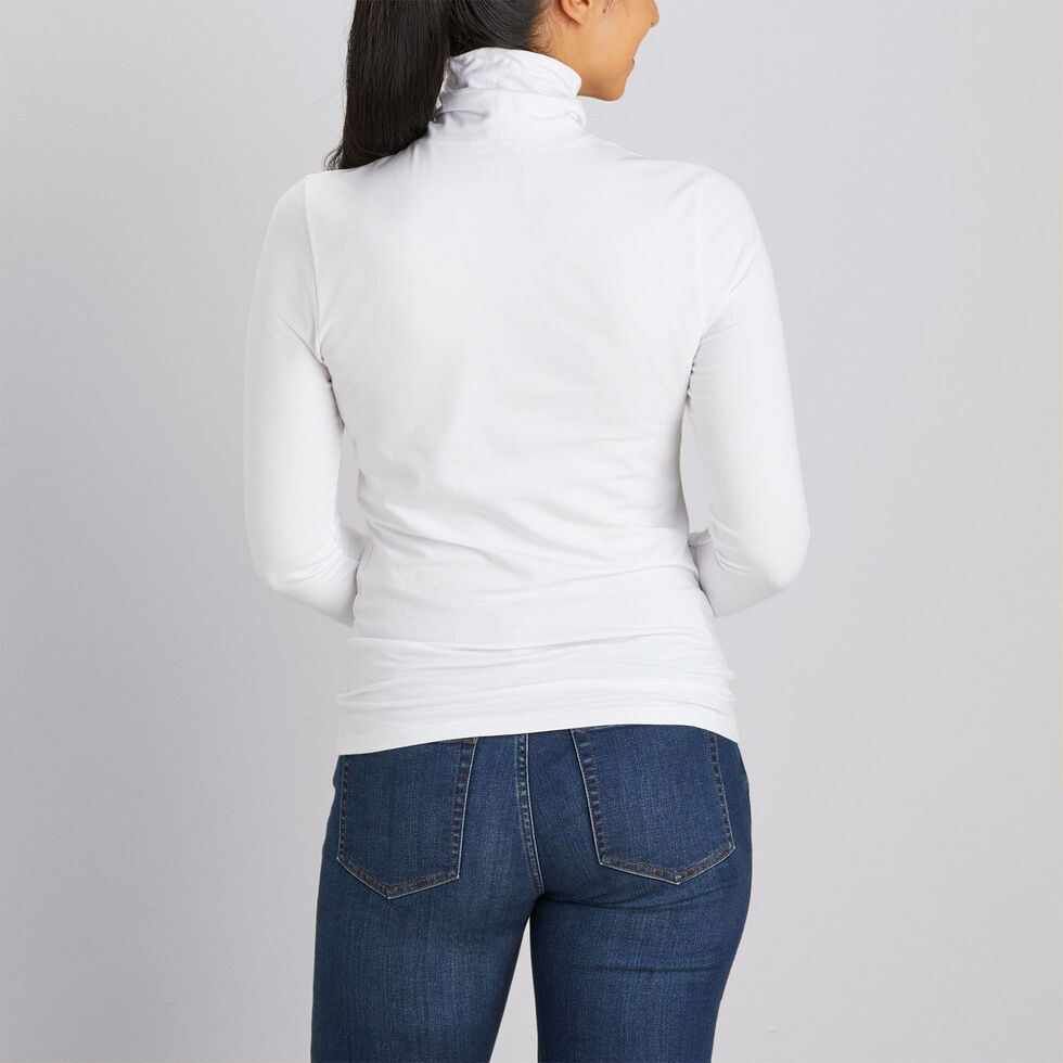 Women\'s No-Yank Long Sleeve Turtleneck T-Shirt | Duluth Trading Company