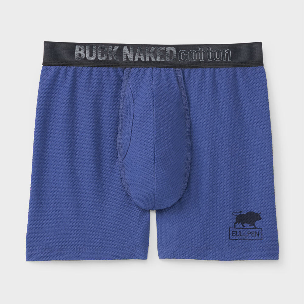 Men's Buck Naked Cotton Bullpen Boxer Briefs Main Image