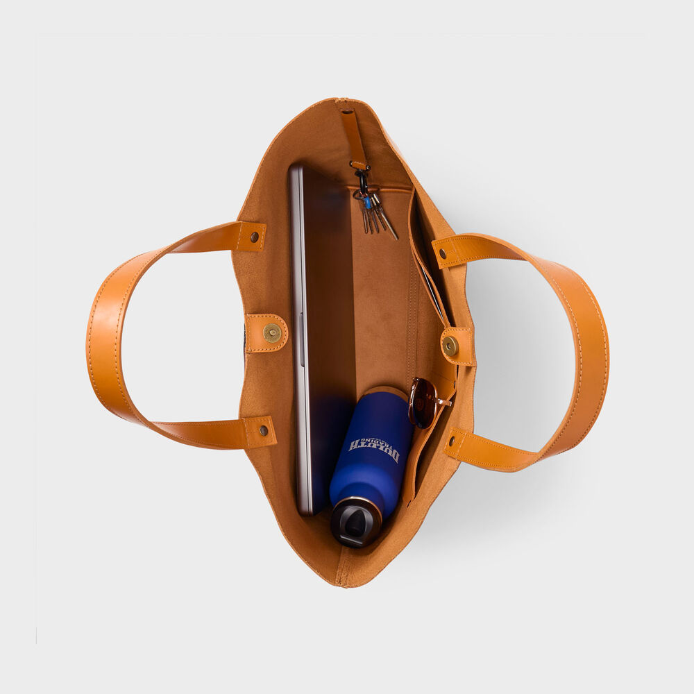 Fine Time Leather Tote Main Image