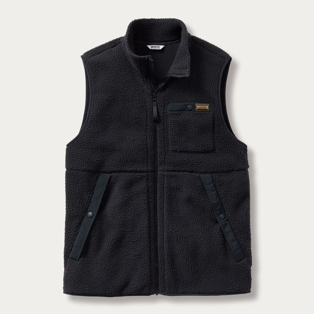 Men's Pile Hi Fleece Full-Zip Mock Neck Vest Main Image
